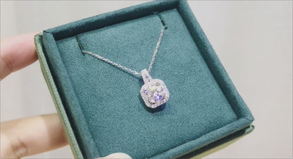 1 ct Starlit Glamour Silver Moissanite Pendant